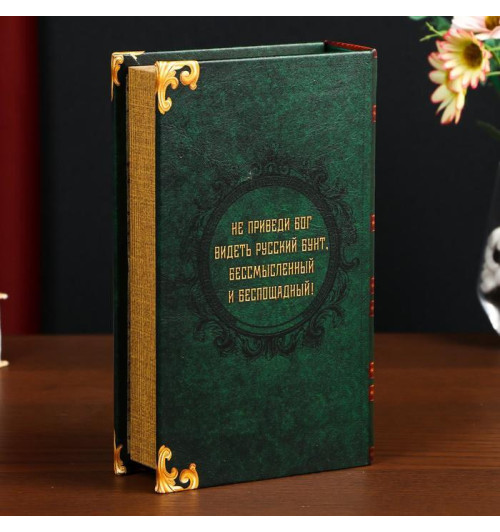 Книга-сейф: "А.С. Пушкин. Капитанская дочка"  (5 см х 11 см х 17 см)-1