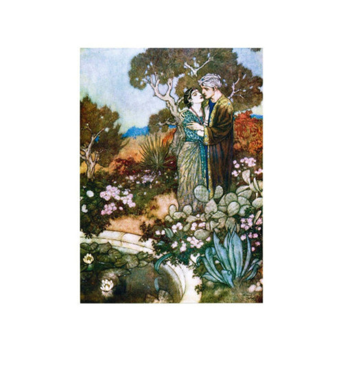 Омар Хайям: Рубаи. Иллюстрированное издание с закладкой-ляссе.-1