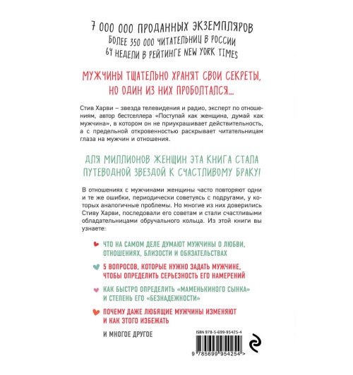 Харви Стив: Поступай как женщина, думай как мужчина. Почему мужчины любят, но не женятся, и другие секреты сильного пола Харви Стив: Поступай как женщина, думай как мужчина. Почему мужчины любят, но не женятся, и другие секреты сильного пола-2