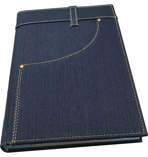 Ежедневник. Переплет- джинсовая ткань-21