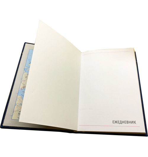 Ежедневник. Переплет- джинсовая ткань-5