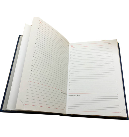 Ежедневник. Переплет- джинсовая ткань-9