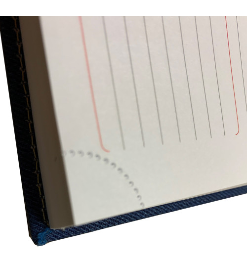 Ежедневник. Переплет- джинсовая ткань-13