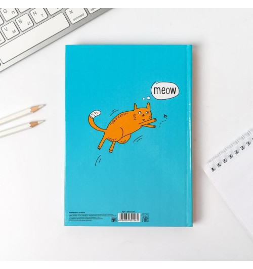 Ежедневник Oh, my CAT!, твёрдая обложка, А5, 160 листов-3