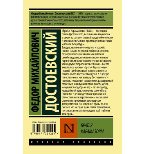 Достоевский Федор: Братья Карамазовы-1