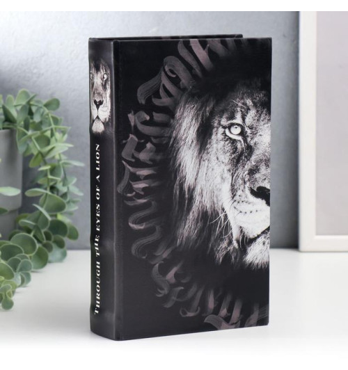 Книга-сейф: Лев. Through the eves of a lion - 21х13х5 см