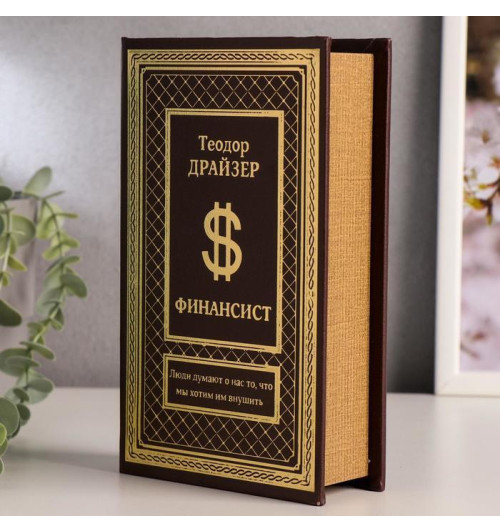 Книга-сейф: Финансист - 21х13х5 см-1