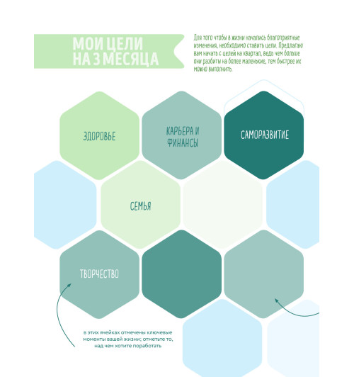 Плискина Юлианна Владимировна: Wellness planner: ваш личный коуч на пути к успеху, здоровью и гармонии (мятный)-8