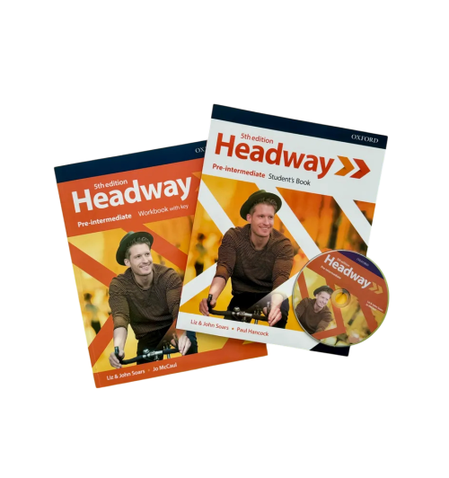 Headway Pre-intermediate (5th edition): учебник + рабочая тетрадь + диск-0