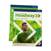 Headway Beginner 5-th edition Пятое издание Комплект Учебник+Тетрадь+Код