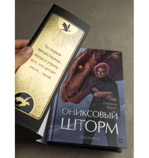 Яррос Ребекка: Ониксовый шторм (спец.издание, обрез с узором)-12