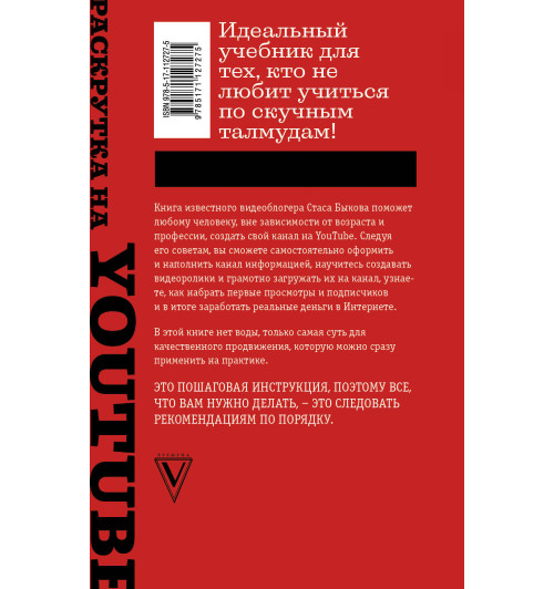 Быков Станислав Геннадьевич: Раскрутка на YouTube. С нуля до первых денег, просмотров и подписчиков-1